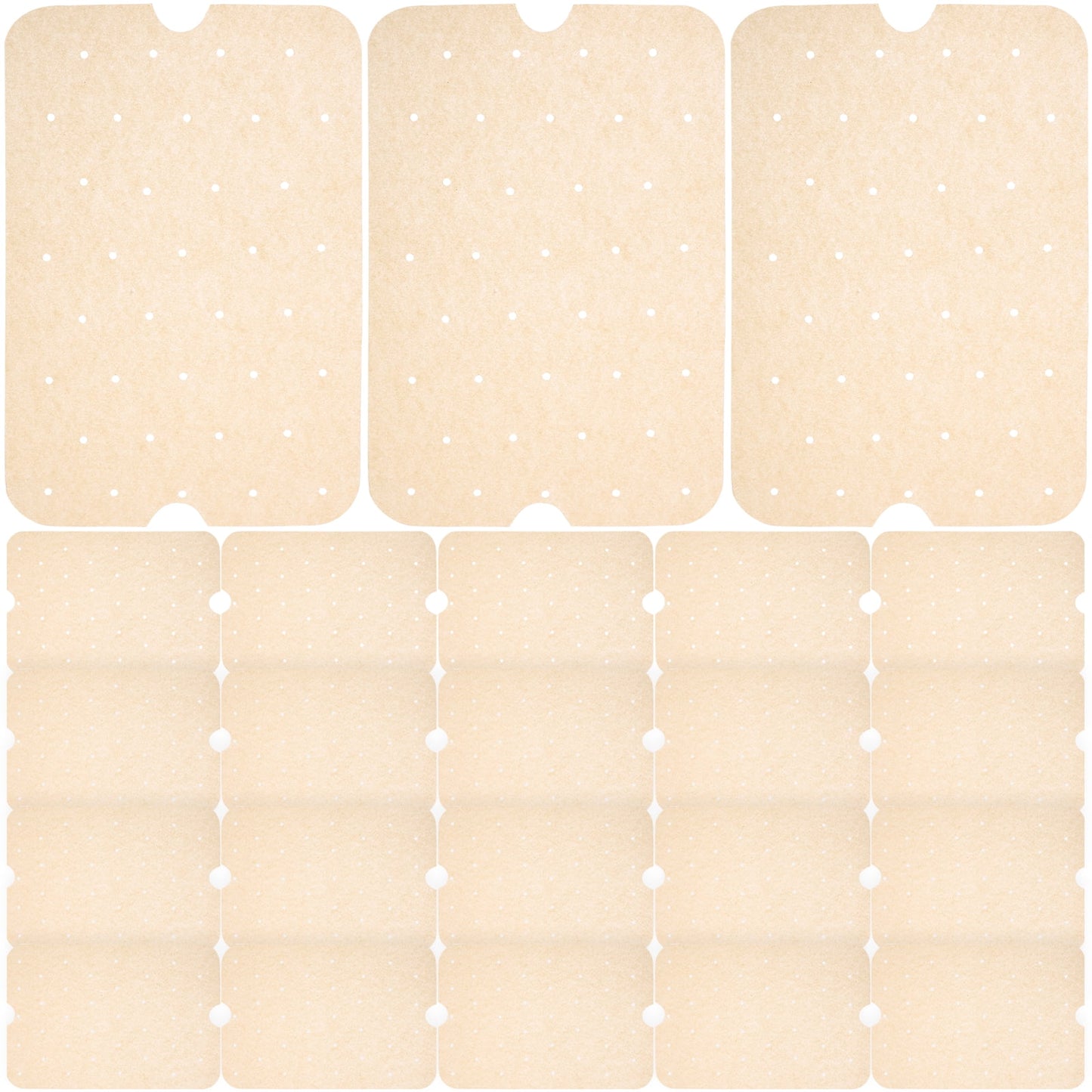 100 Sheets of Multi-function Paper Liner Air Fryer Paper Pad Non-stick Air Fryer Parchment Baking Paper
