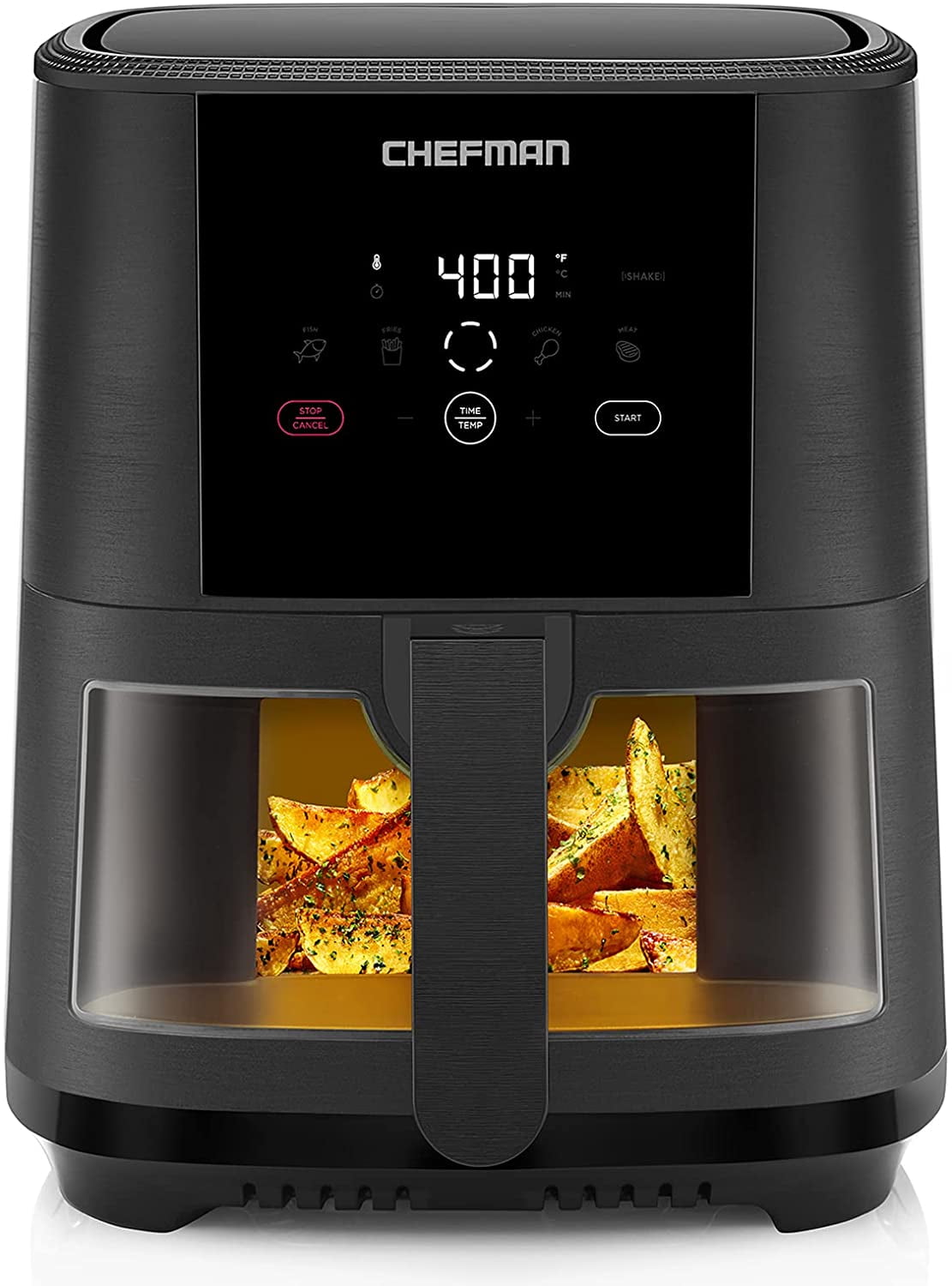 Chefman TurboTouch Easy View Air Fryer, Cook Oil-Free, Convenient Window, 5 Quarts
