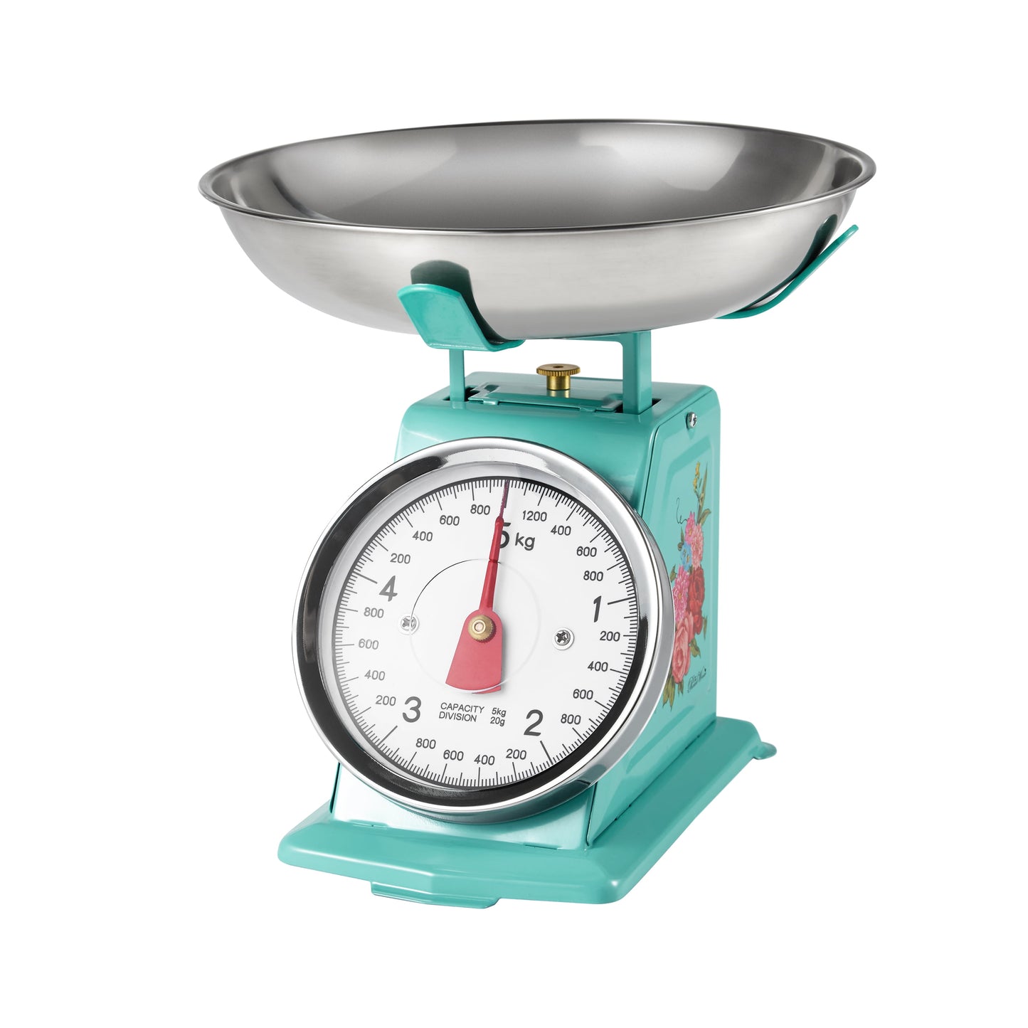 The Pioneer Woman Stainless Steel Mini Analog Scale, Sweet Rose